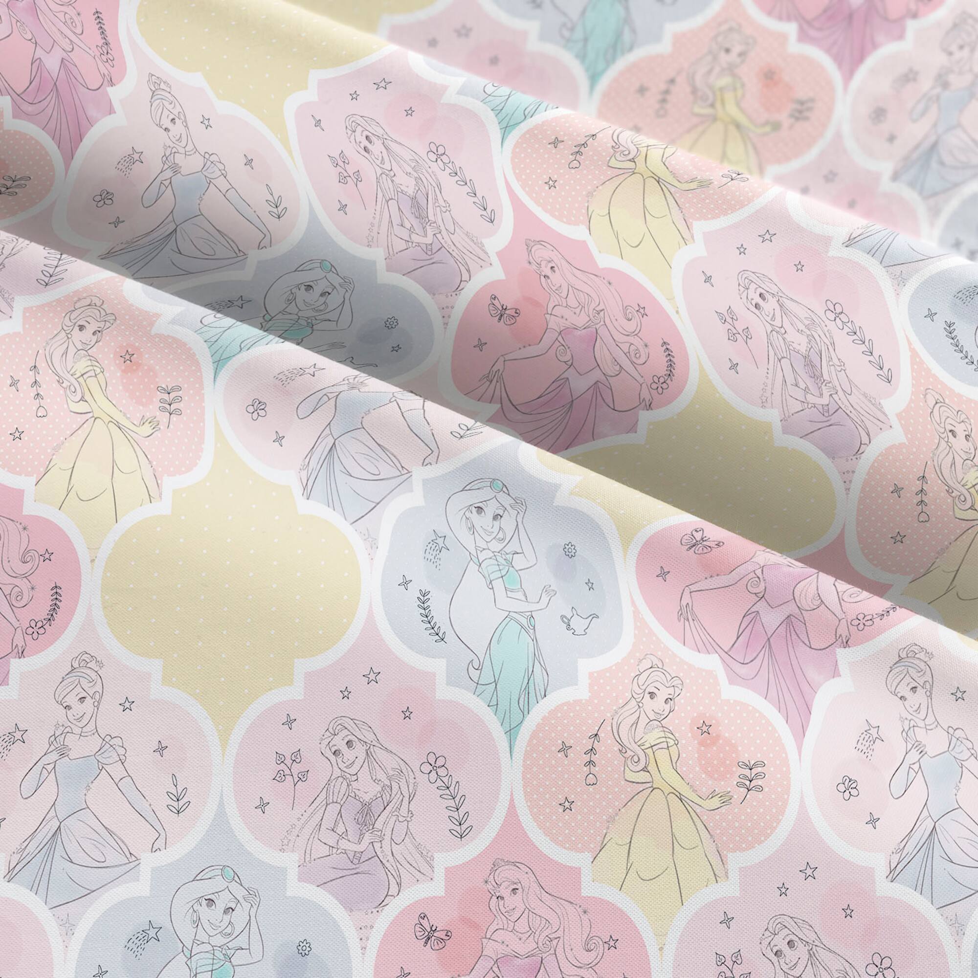 Springs Creative Disney® Princess Patch Cotton Fabric